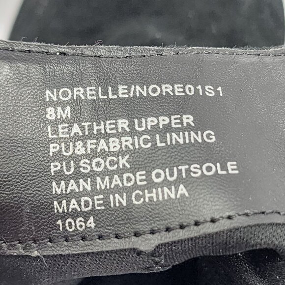 Steve Madden Womens Norelle Nayna 8M Leather Heeled Ankle Booties Cutout Side - Picture 5 of 7